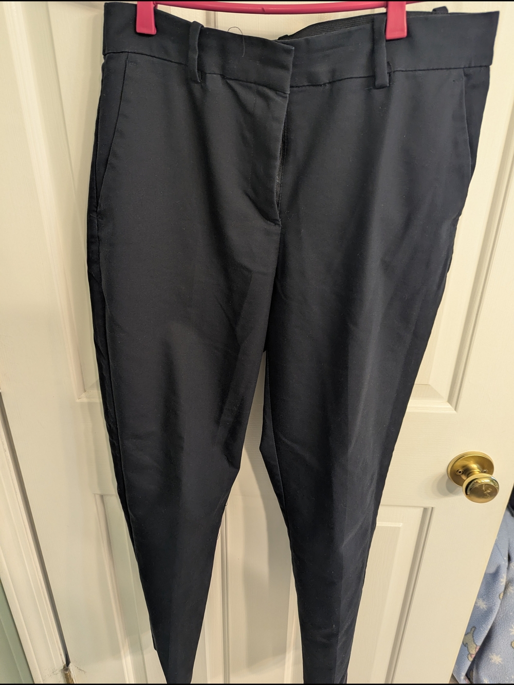 H&M Black Cropped Ankle Dress Pants